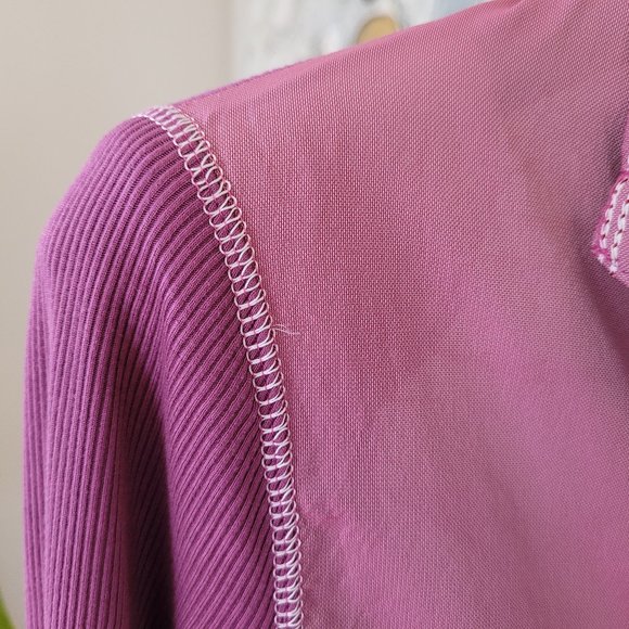 Beate Heymann Street Couture Fuchsia Mesh and Jersey Jacket US 10 - Picture 6 of 16